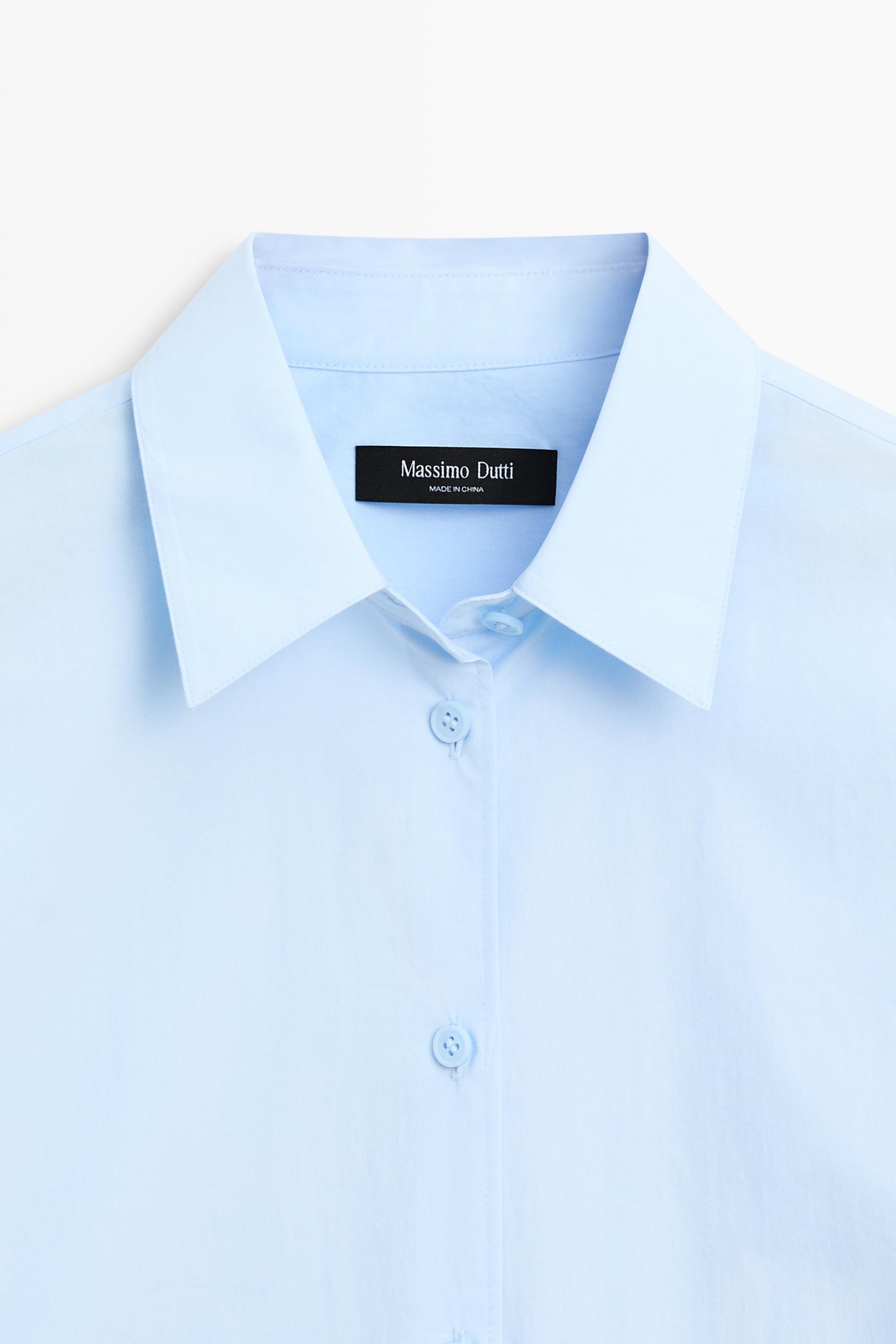100% cotton poplin shirt